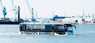Die Attraktion in Hamburg: Der HafenCity RiverBus