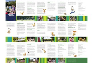 Faltblatt: Hamburgs Grün für Kinder und Familien